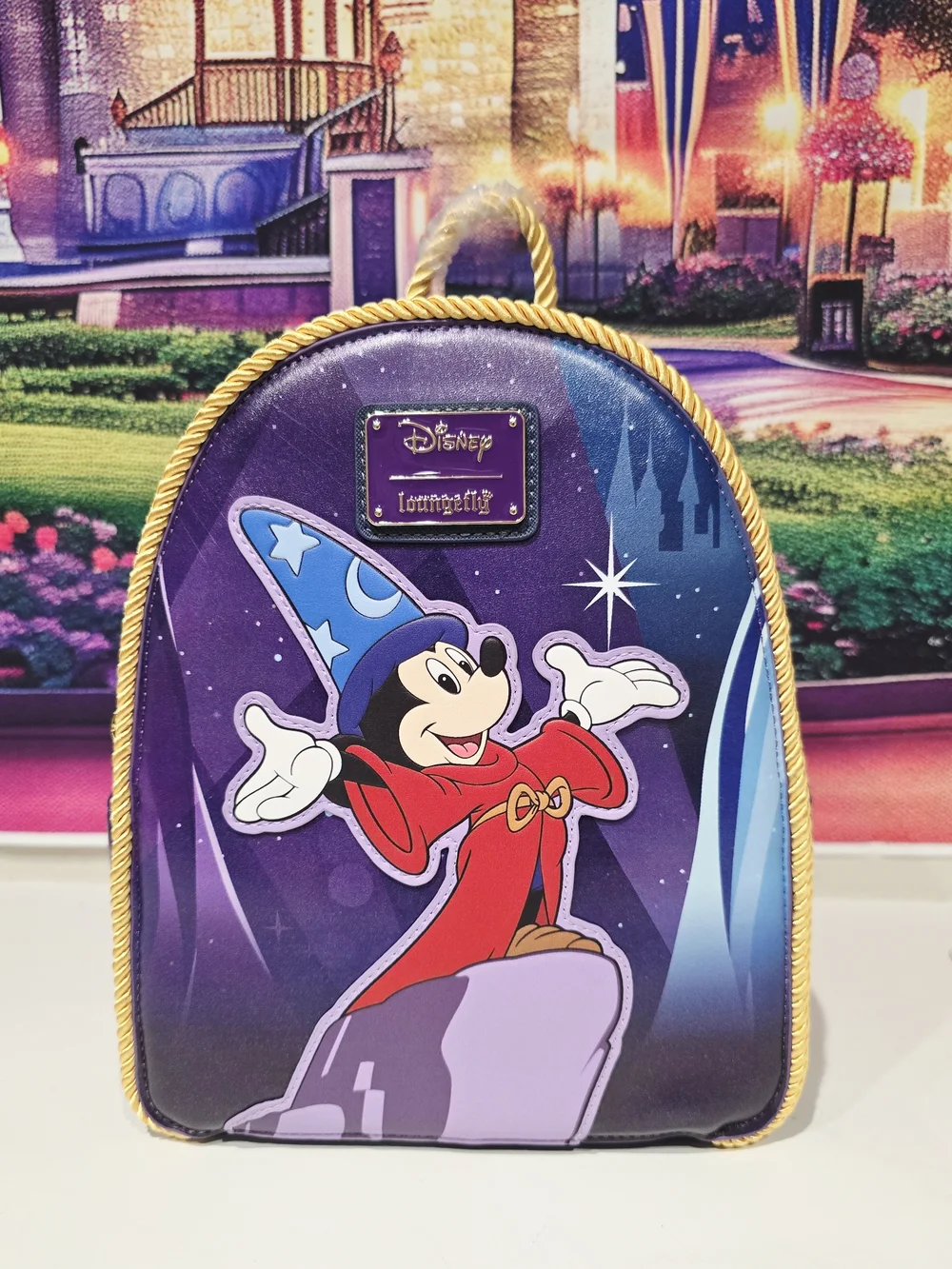 Loungefly D23 EXCLUSIVE Sorcerer Mickey Mini Backpack NWT